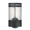 Westinghouse Fixture Wall Outdoor 60W Mosley, Textured Black Clear Crackle Glass 6114600 - alternate 1